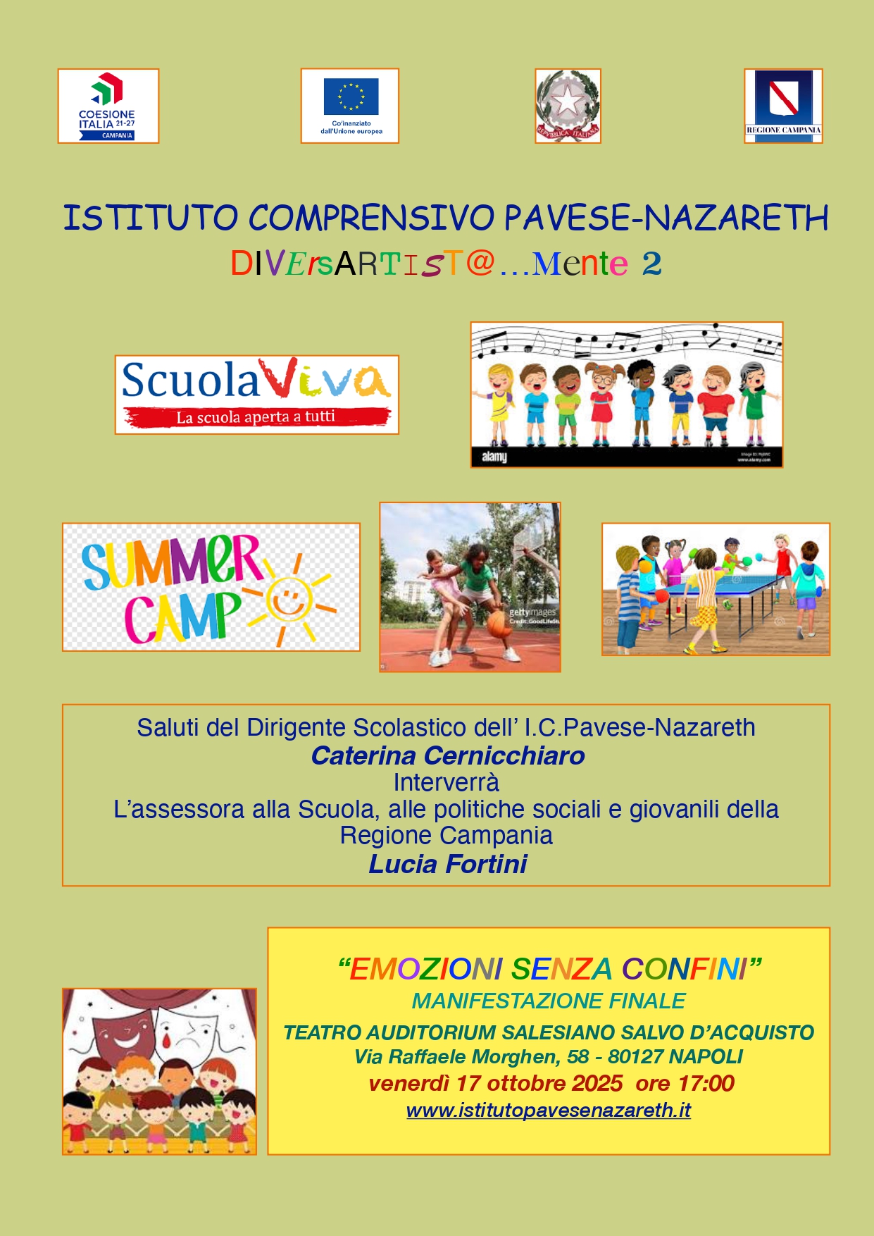 Manifestazione Finale Scuola Viva IC Pavese Nazareth