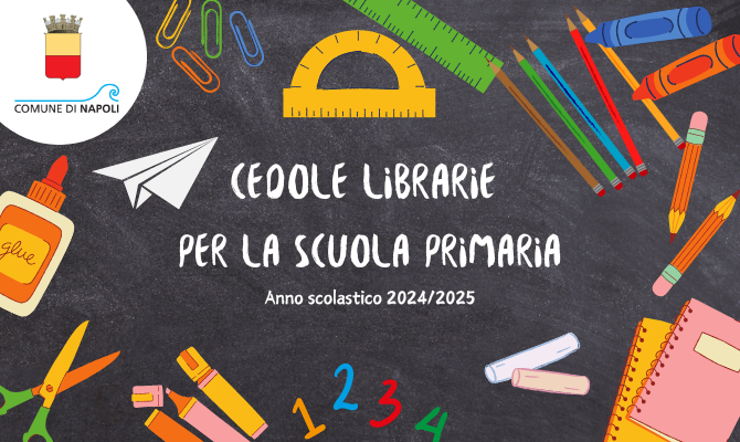 Cedole librarie scuole primarie - A.S. 2024/2025